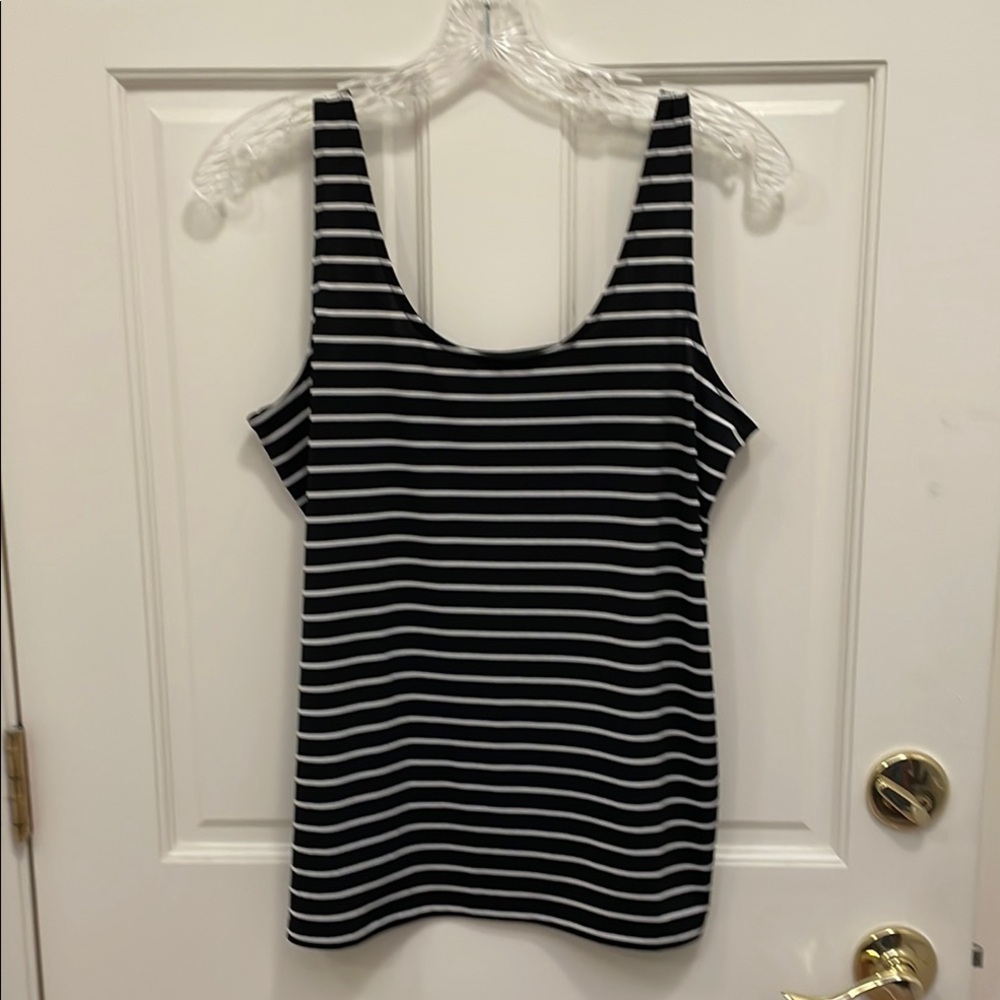 Chico’s stripe tank top size 8
